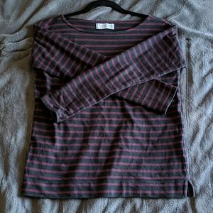 Everlane heavyweight cotton striped tee